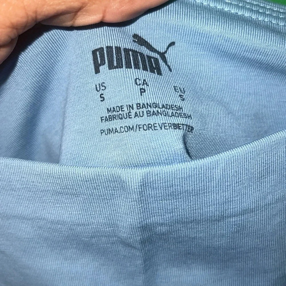 NWT Light Blue Puma Spandex Shorts size Small - Picture 4 of 5